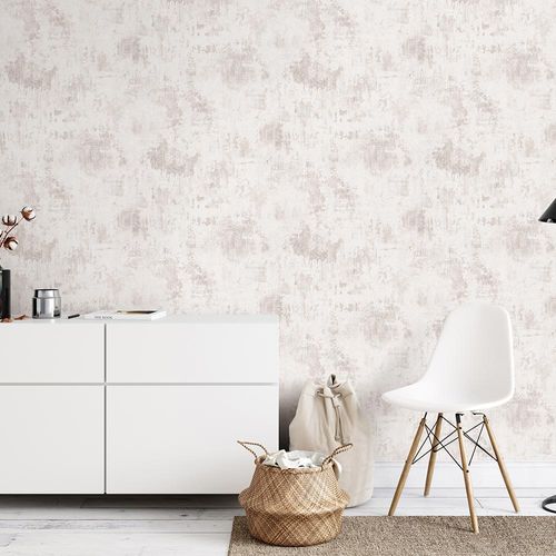 Image Non-Woven Wallpaper Plaster Look cream-beige 10238-02