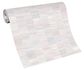 Photography Non-Woven Wallpaper Used Look Tiles pink beige 10249-05 5