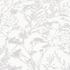Illustration Non-Woven Wallpaper Floral Bushes white silver 10251-01 4