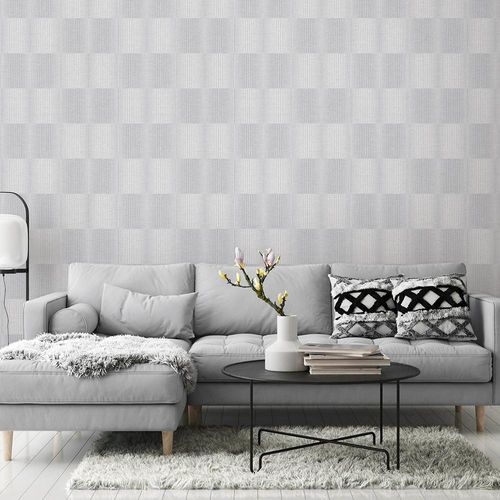 Image Non-Woven Wallpaper Stripes-Design grey 10214-31