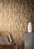 Illustration Non-Woven Wallpapern Plants gold brown Metallic 85729 1