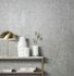 Illustration Non-Woven Wallpapern Textile silver gold Metallic 85736 1
