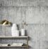 Photography Non-Woven Wallpapern Cork Patina light-grey silver 85752 4