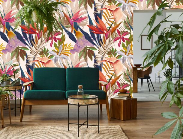 Photo Wallpaper Floral Jungle Glööckler beige 33434