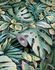 Illustration Non-Woven Wallpaper Leaves Floral green black 33304 2