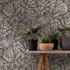 Picture Non-Woven Wallpaper Leaves Floral taupe black 33305 5