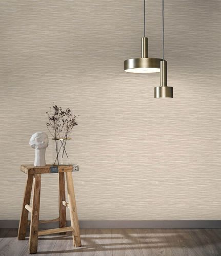 Image Non-Woven Wallpaper Strokes Nature beige 33316