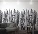 Picture Photo Wallpaper Leaves Pop-Art Floral grey white 47207 1