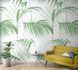 Picture Photo Wallpaper Palms Leaves Floral green white 47209 1