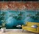 Picture Photo Wallpaper Concrete Industrial blue green 47227 1
