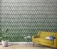 Picture Photo Wallpaper Waves Graphic 3D Effect grey green 47252 1