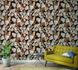 Picture Photo Wallpaper Piece of Wood Stacks brown 47261 1