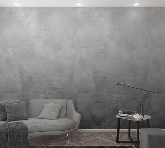 Picture Photo Wallpaper Plaster Look Industrial grey 47263