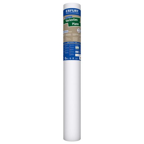6 Rolls Erfurt Lining Paper Plano white 63,6 m²