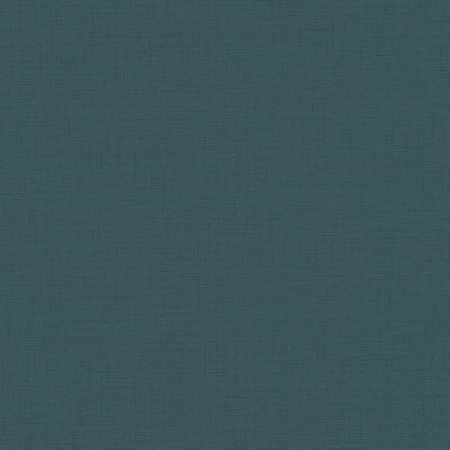 Non-Woven Wallpaper Plain Linen dark blue 38712-1