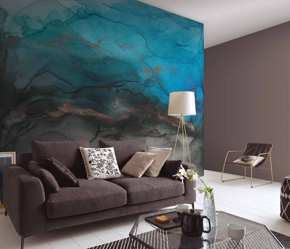 Watercolour wallpaper Guido Maria Kretschmer blue