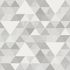 Vinyl wallpaper triangles retro white gray GranDeco IW3004 1