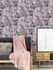 Non-Woven Wallpaper Orient grey purple 38173-1 1