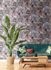 Non-Woven Wallpaper Indian grey colourful 38174-3 2