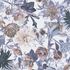 Non-Woven Wallpaper Flowers white blue 38175-1 2