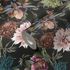 Non-Woven Wallpaper Flowers black colourful 38175-7 3