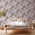 Non-Woven Wallpaper Flowers Birds light blue 38178-7 1