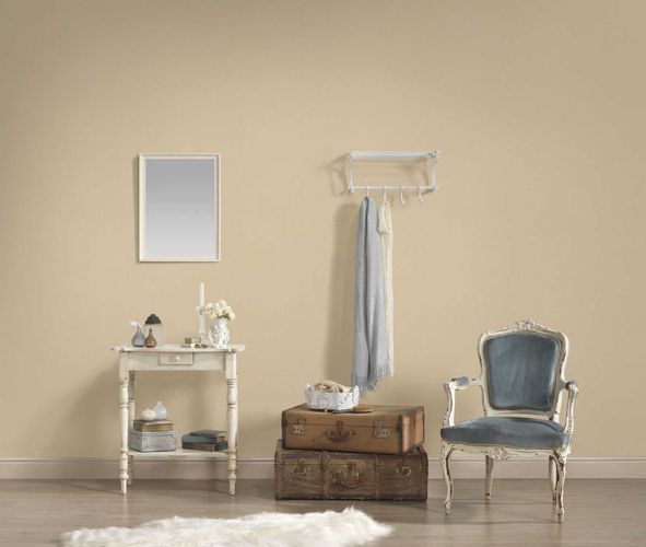 Non-Woven Wallpaper Plain Design cream-yellow 38361-7