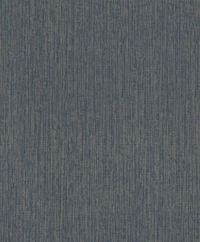 Non-Woven Wallpaper Rasch Mottled blue gold 484281