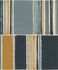 Non-Woven Wallpaper Rasch Patchwork blue brown 484441 1