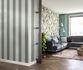 Non-Woven Wallpaper Rasch Flowers beige green 485134 2