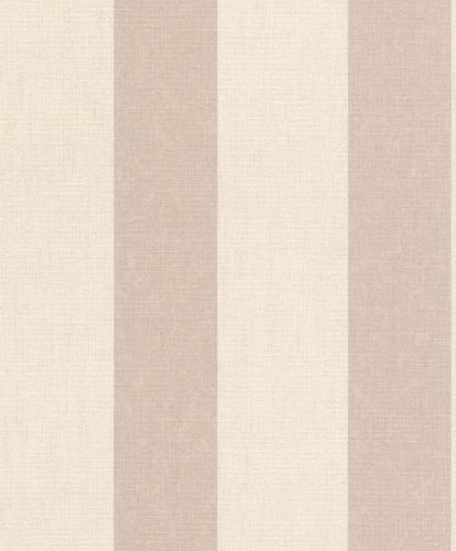 Non-Woven Wallpaper Rasch Block Stripes brown 485462