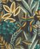 Non-Woven Wallpaper Rasch Leaves orange-brown 485561 1