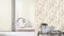 Non-Woven Wallpaper Rasch Plain grey-white 554410 2