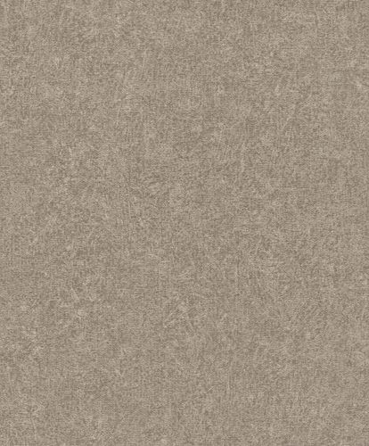 Non-Woven Wallpaper Rasch Plain dark taupe 554519