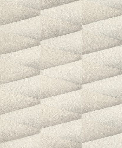 Non-Woven Wallpaper Rasch Graphic silver Gloss 554618