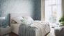 Non-Woven Wallpaper Rasch Half Circles blue 554786 2