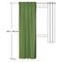 Ready-made plain scarf olive green blackout Galdin 4