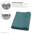Ready made scarf Uni petrol opaque Allen 245x140 6