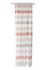 Ready made scarf stripes brick semi-transparent Jaron 1