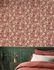 Non-Woven Wallpaper Leaves Rasch red pink 406344 1