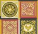 Non-woven wallpaper Versace Home Red Black Baroque 1