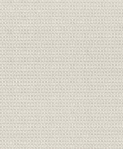 Non-Woven Wallpaper Fan Pattern silver-grey Gloss 570267