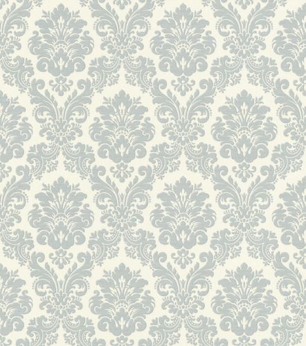 Non-Woven Wallpaper Ornaments blue Gloss 570533