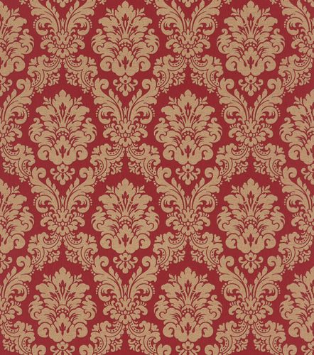 Non-Woven Wallpaper Ornaments red Gloss 570540