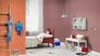 wallpaper BARBARA HOME plain mottled mauve 560169 4