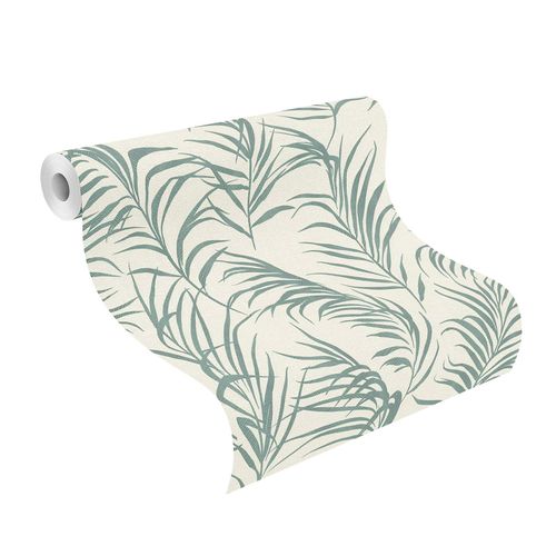 Wallpaper BARBARA HOME bamboo white dark green
