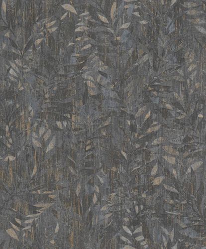 Wallpaper BARBARA HOME vines floral gray gold 561289