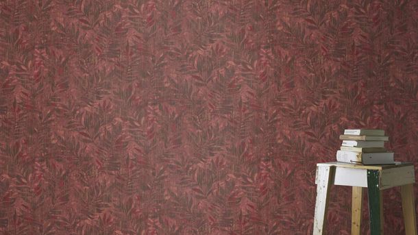 Wallpaper BARBARA HOME vines floral mauve gold 561296