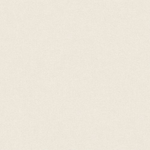 Wallpaper Grandeco plain textile optics cream white