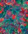 Non-woven wallpaper Grandeco leaves red green JF2301 1